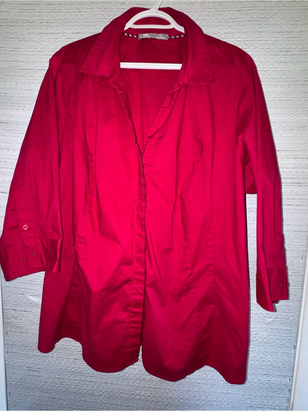 Lee Riders Bright Red shirt - Classic Style